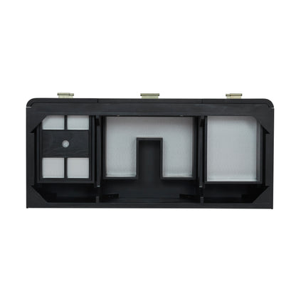 James Martin Vanities Lucian 48" Carbon Oak Single Vanity With 3cm Victorian Silver Silestone Top With FreePower Wireless Charger