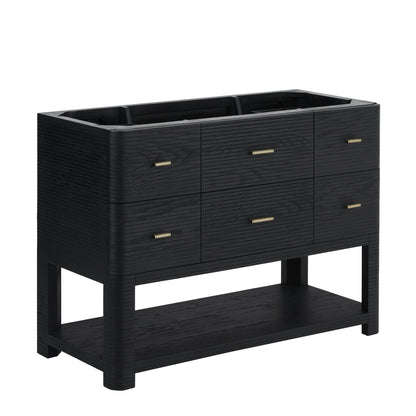 James Martin Vanities Lucian 48" Carbon Oak Single Vanity