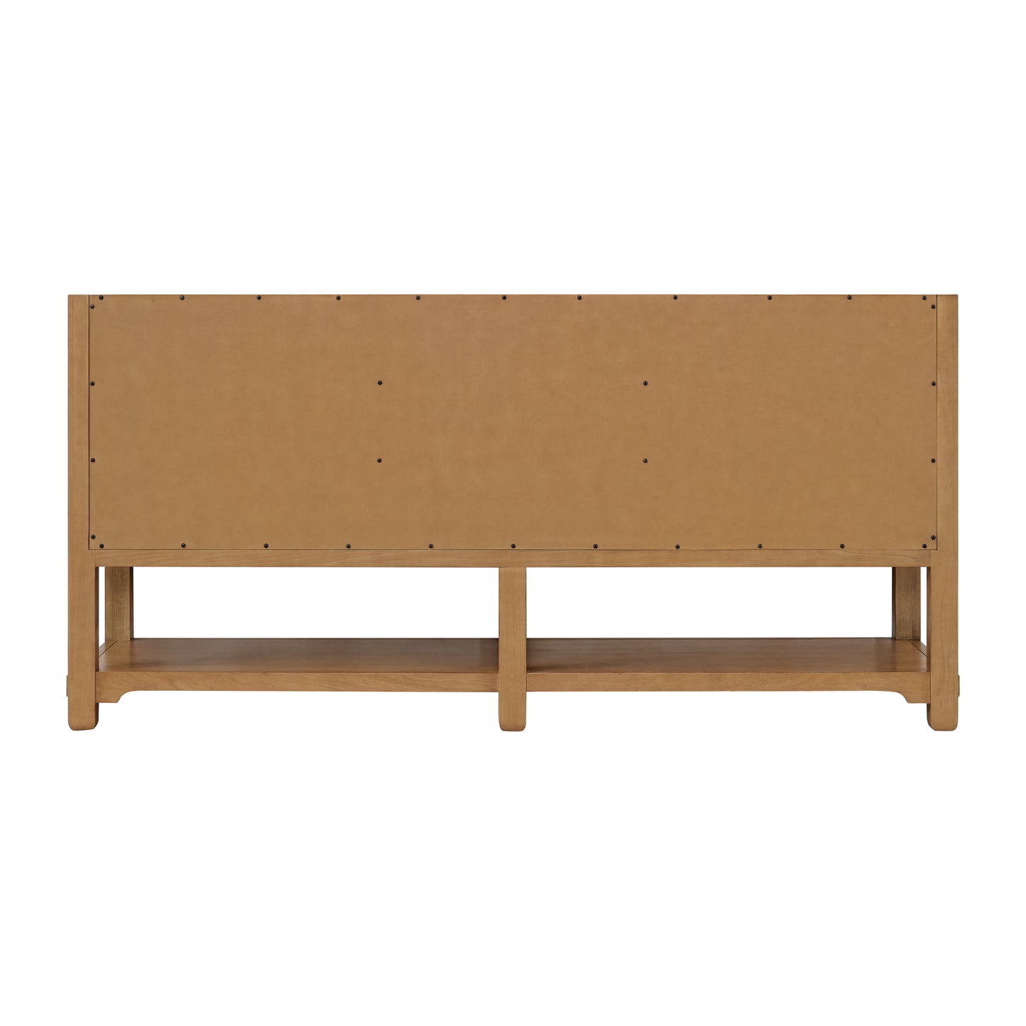 James Martin Vanities Malibu 72" Amber Birch Double Vanity With 3 cm Arctic Fall Top