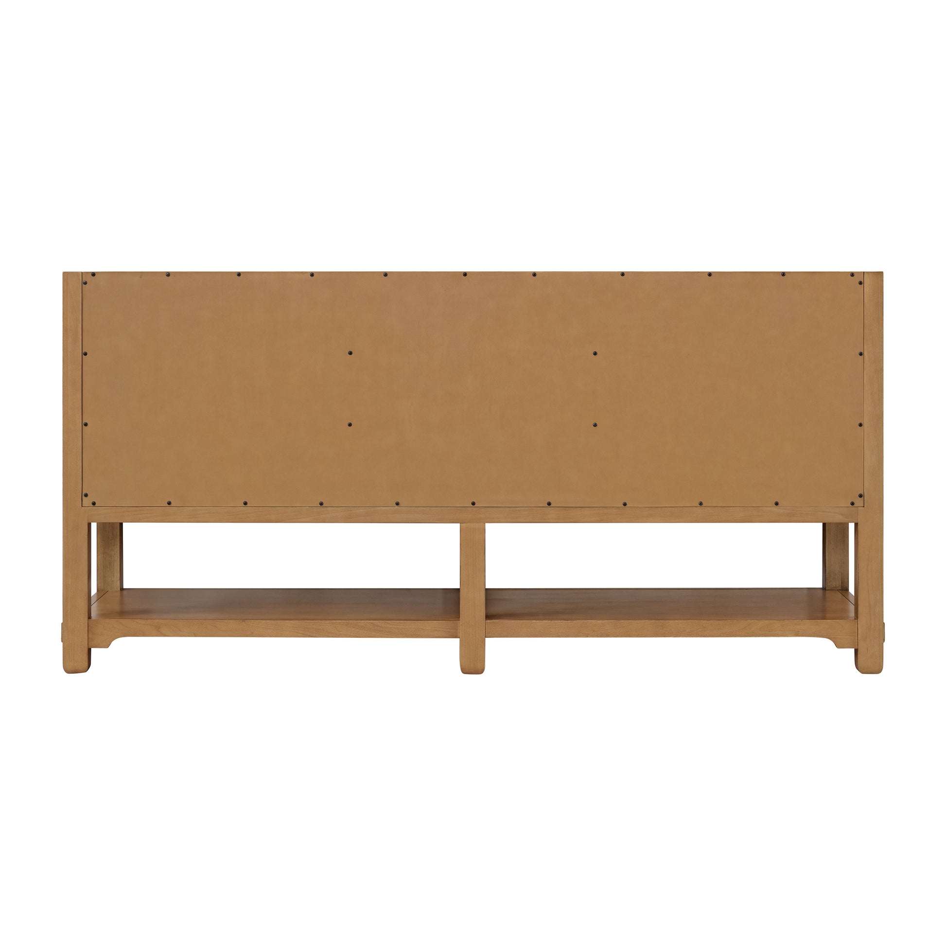 James Martin Vanities Malibu 72" Amber Birch Double Vanity With 3 cm Eternal Jasmine Pearl Top