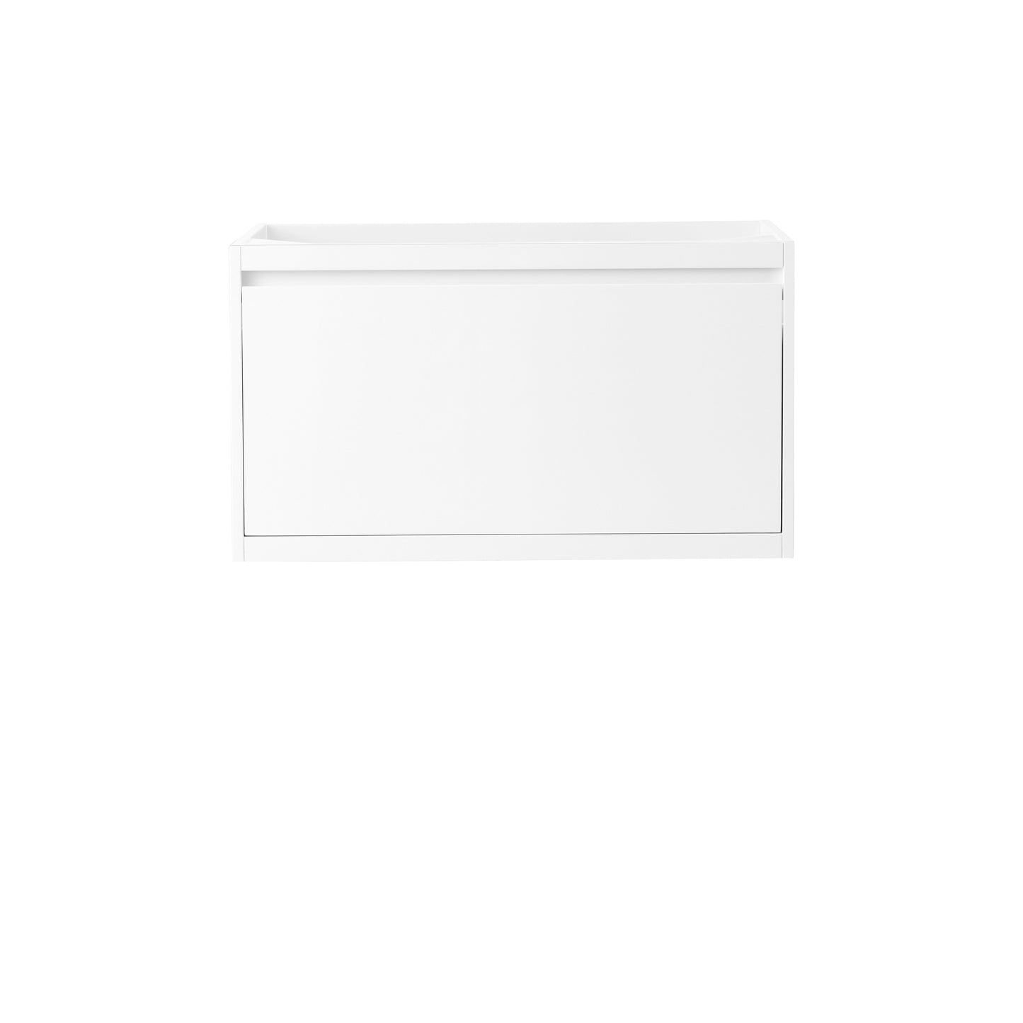 James Martin Vanities Mantova 35.4" Glossy White Single Vanity Cabinet