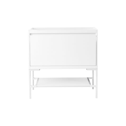 James Martin Vanities Milan 35.4" Glossy White Single Vanity Cabinet