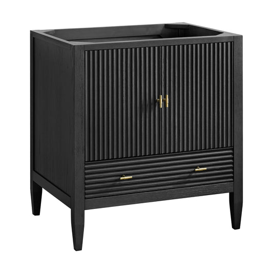James Martin Vanities Myrrin 30" Carbon Oak Single Vanity Cabinet
