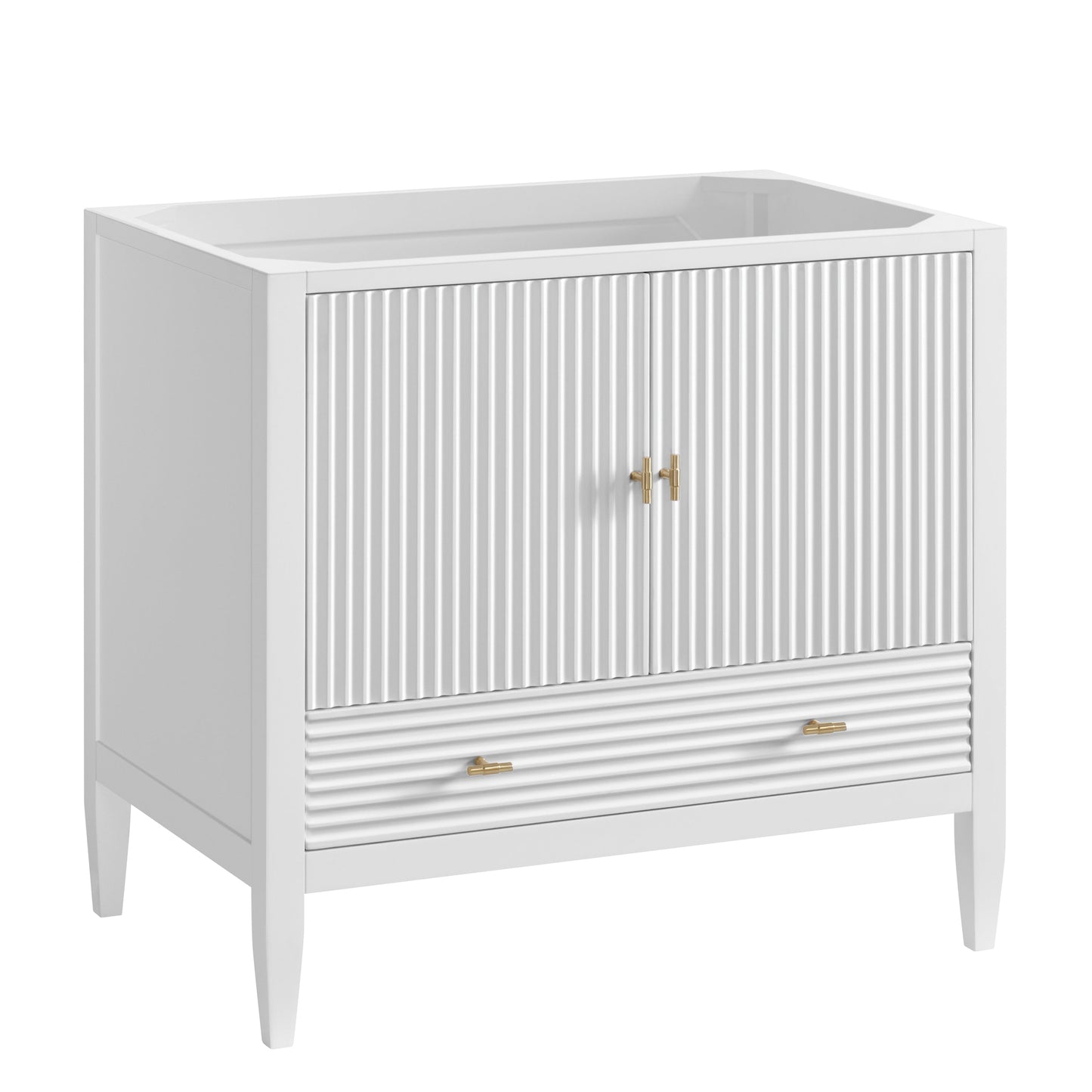 James Martin Vanities Myrrin 36" Bright White Vanity