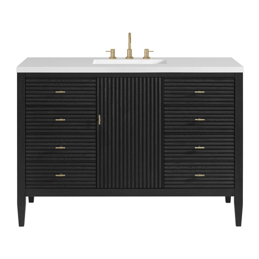 James Martin Vanities Myrrin 48" Carbon Oak Vanity