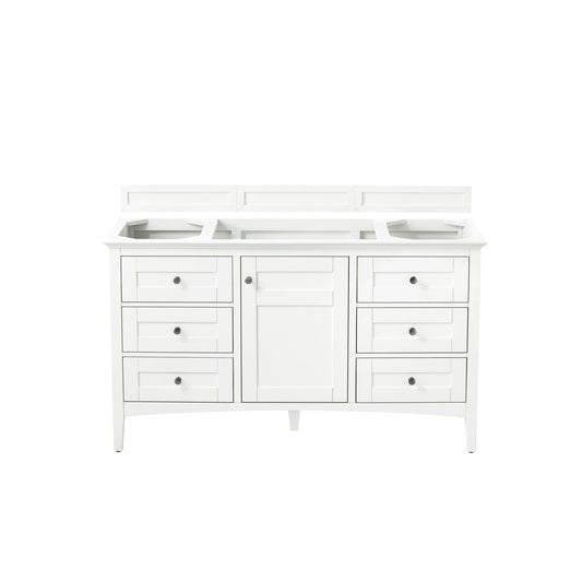 James Martin Vanities Palisades 60" Bright White Single Vanity