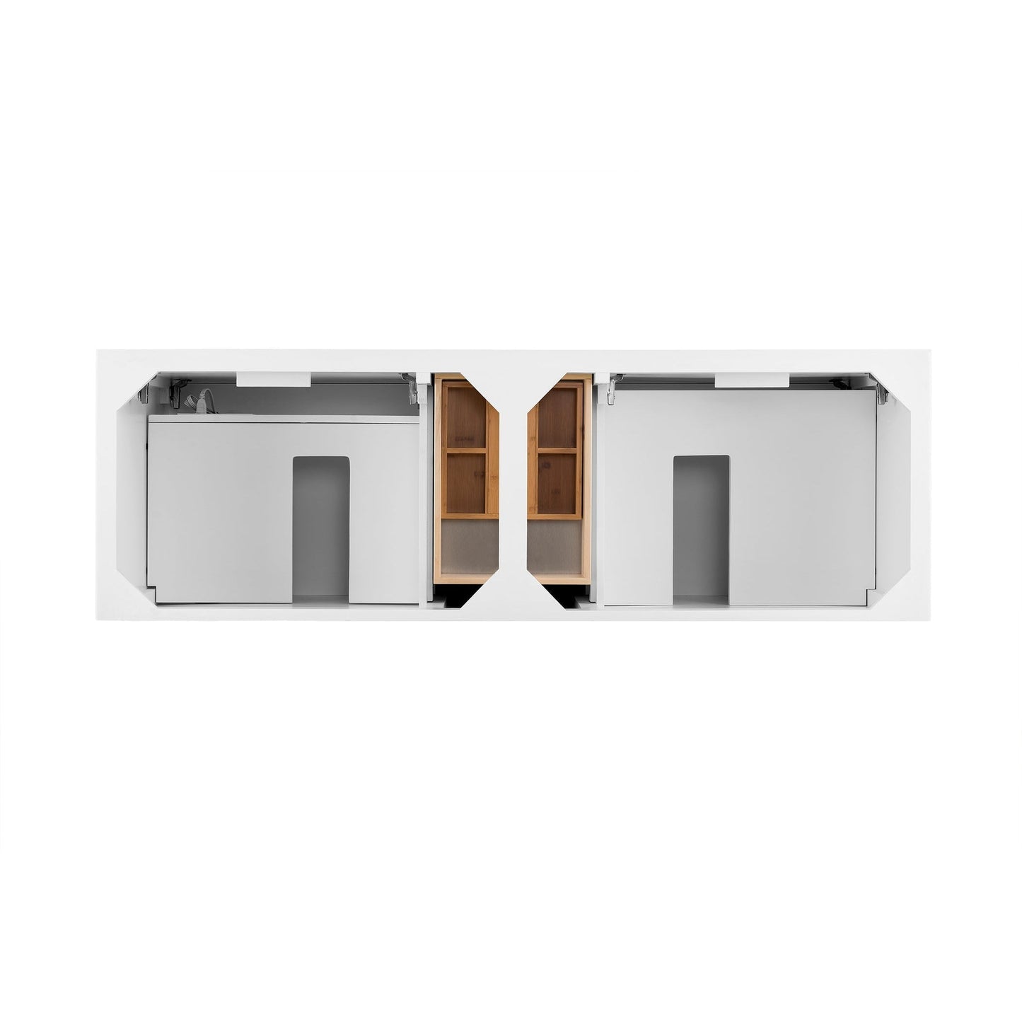 James Martin Vanities Palisades 72" Bright White Double Vanity