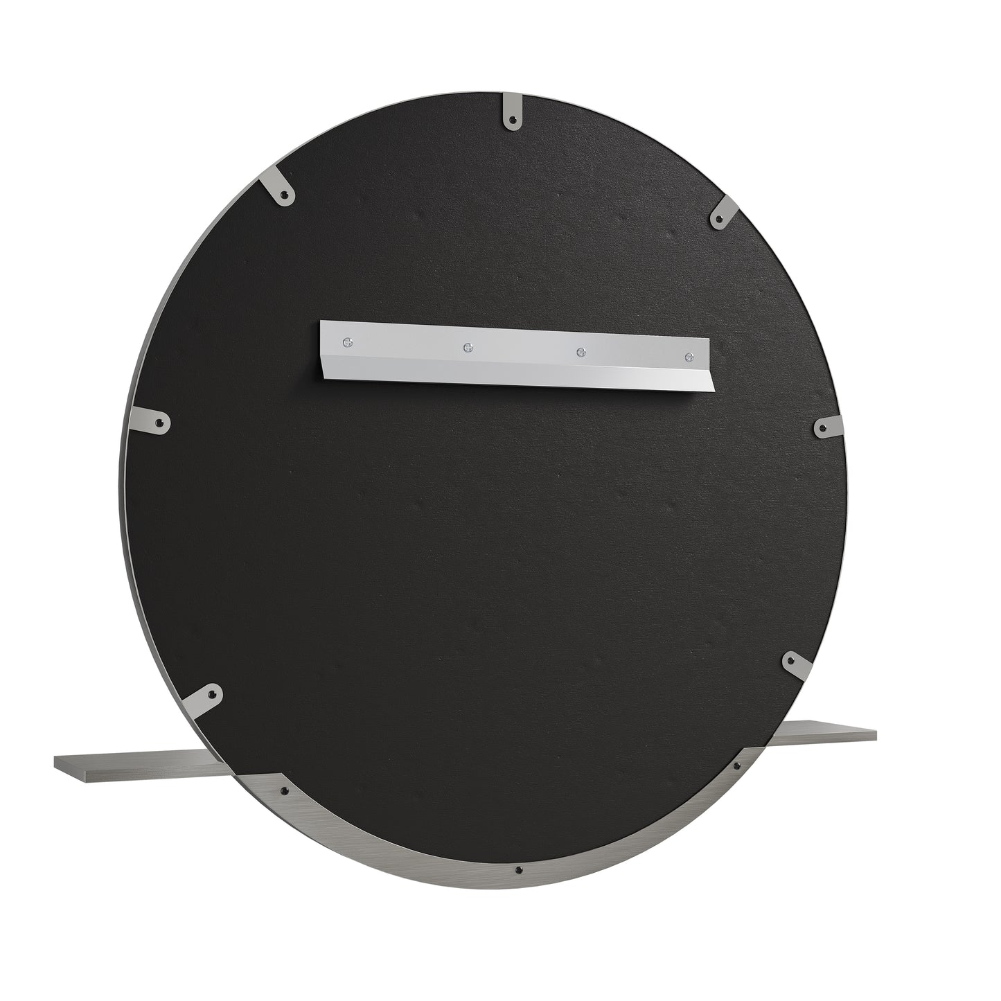 James Martin Vanities Platform 24" Brushed Nickel Mirror