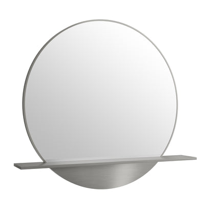 James Martin Vanities Platform 24" Brushed Nickel Mirror