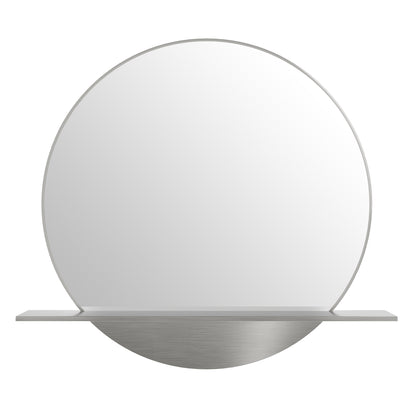 James Martin Vanities Platform 24" Brushed Nickel Mirror