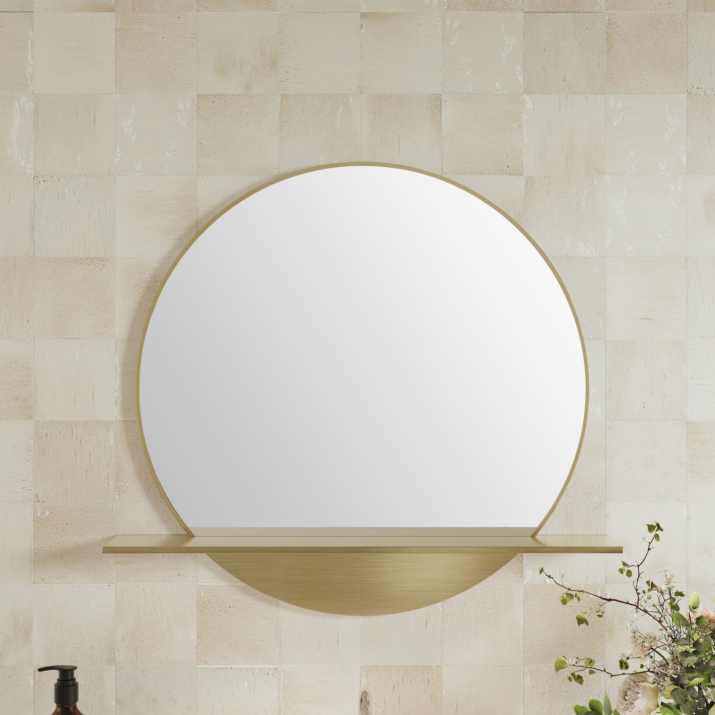 James Martin Vanities Platform 24" Radiant Gold Mirror