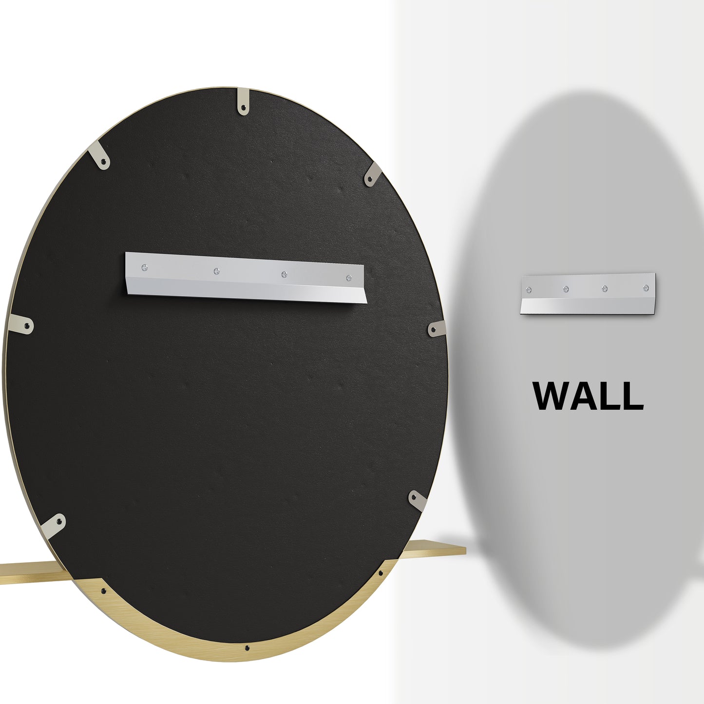 James Martin Vanities Platform 24" Radiant Gold Mirror