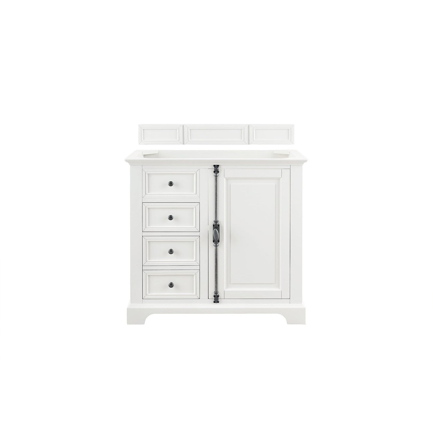 James Martin Vanities Providence 36" Bright White Single Vanity Cabinet