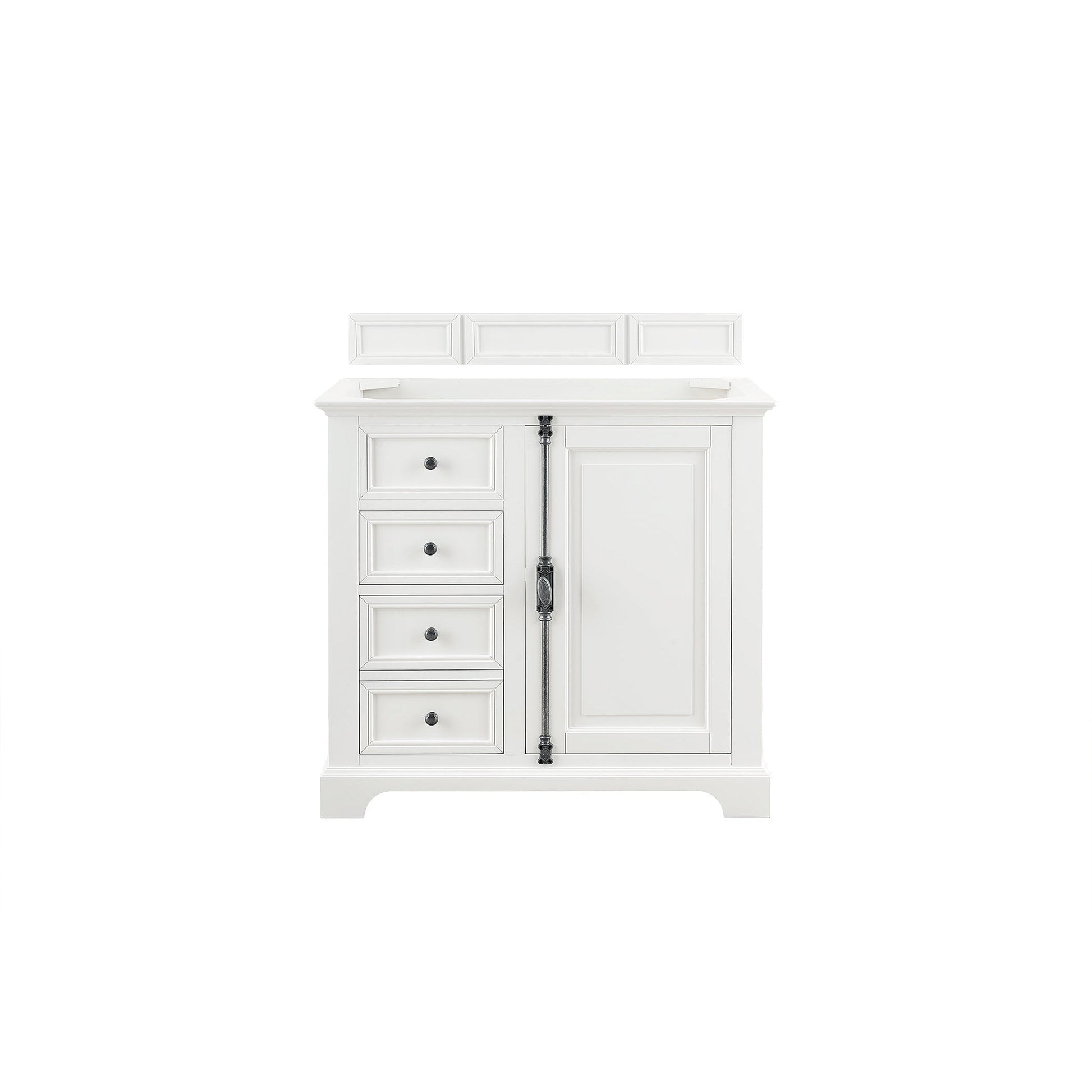 James Martin Vanities Providence 36" Bright White Single Vanity Cabinet