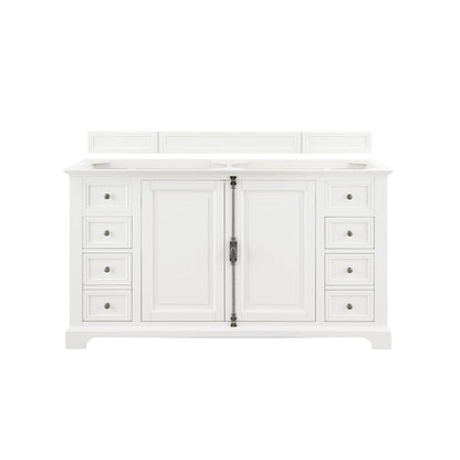 James Martin Vanities Providence 60" Bright White Double Vanity Cabinet