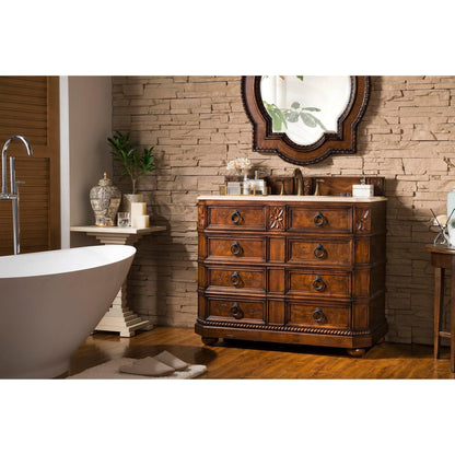 James Martin Vanities Regent 41" English Burl Single Vanity