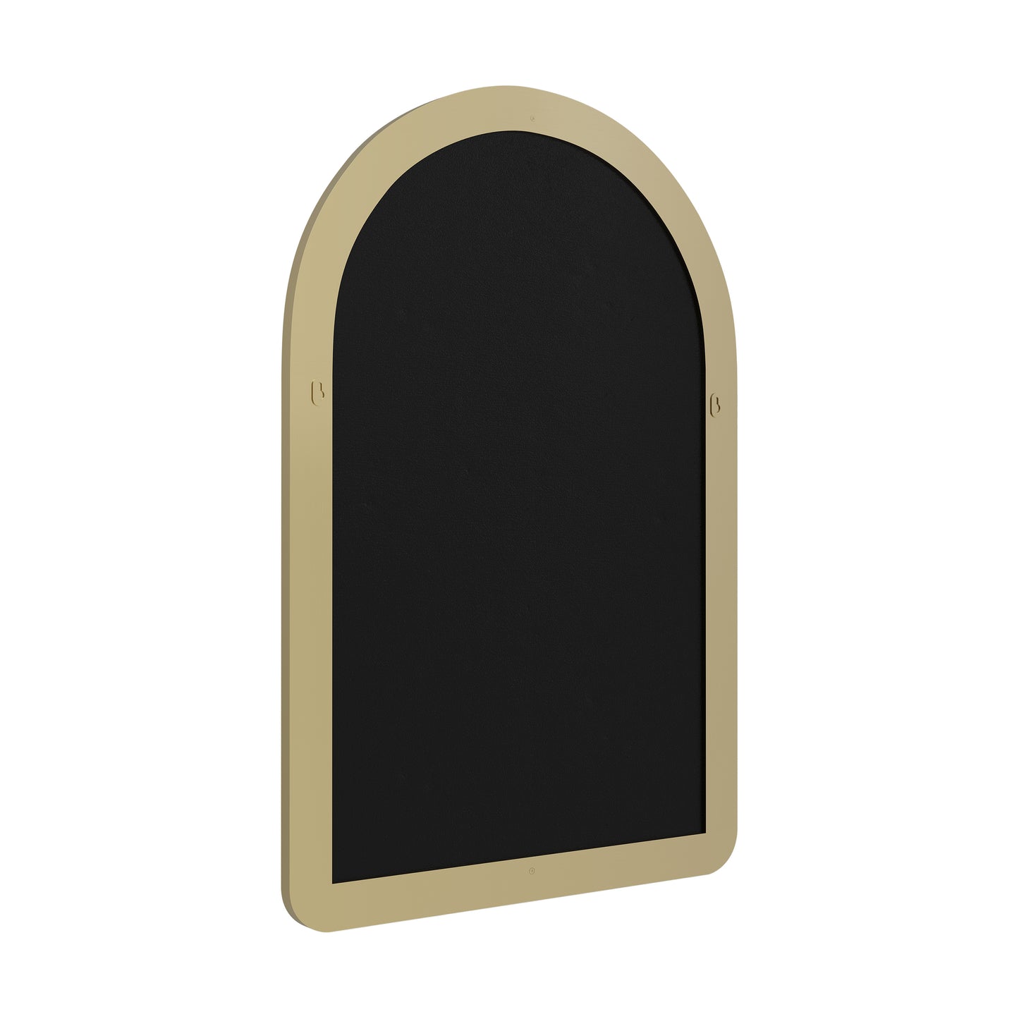 James Martin Vanities Rohe 24" Champagne Brass Arched Mirror