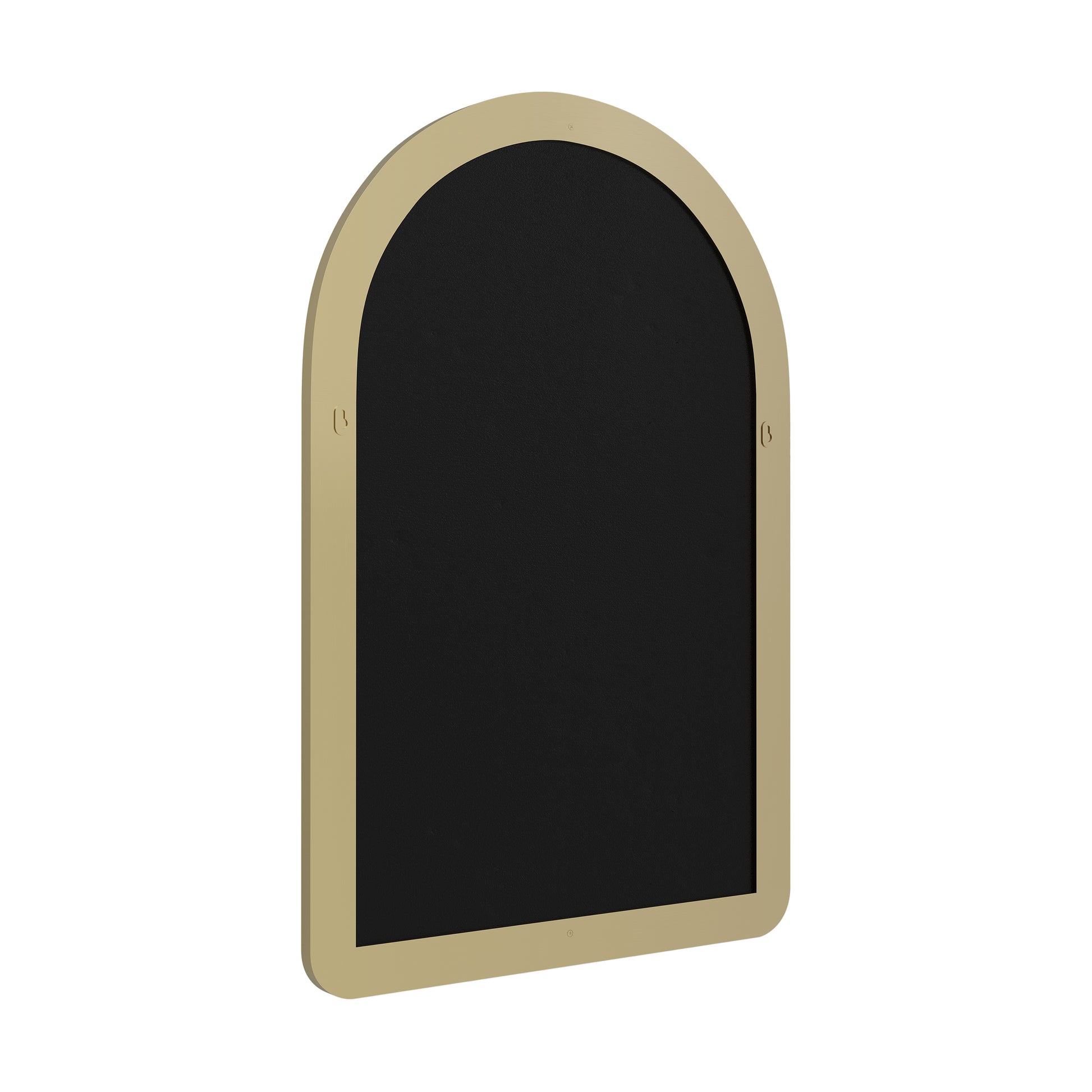 James Martin Vanities Rohe 24" Champagne Brass Arched Mirror