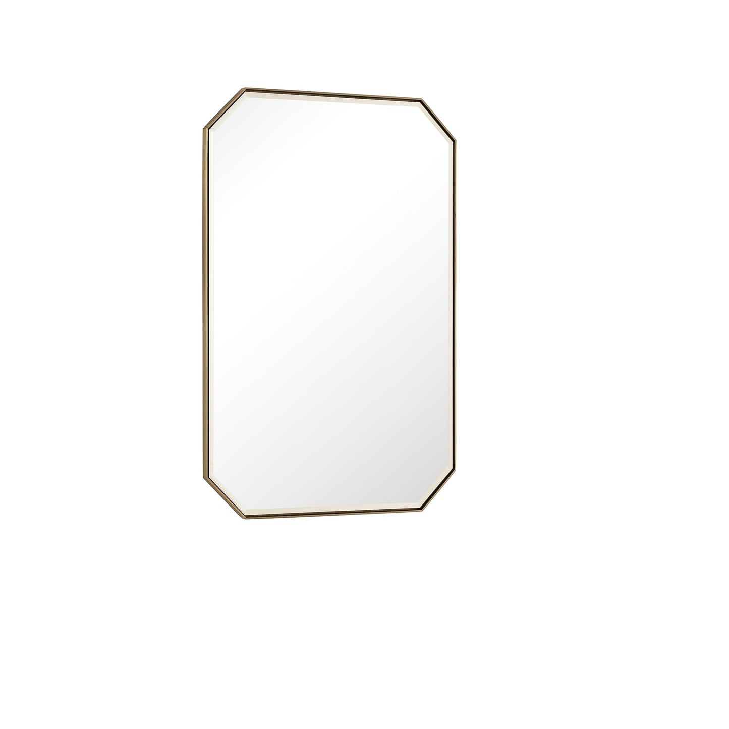 James Martin Vanities Rohe 24" Champagne Brass Mirror
