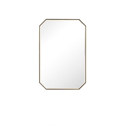 James Martin Vanities Rohe 24" Champagne Brass Mirror