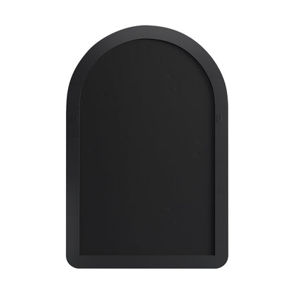 James Martin Vanities Rohe 24" Matte Black Arched Mirror