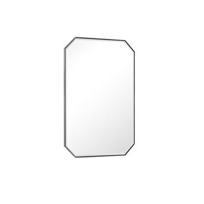 James Martin Vanities Rohe 24" Satin Nickel Octagonal Mirror