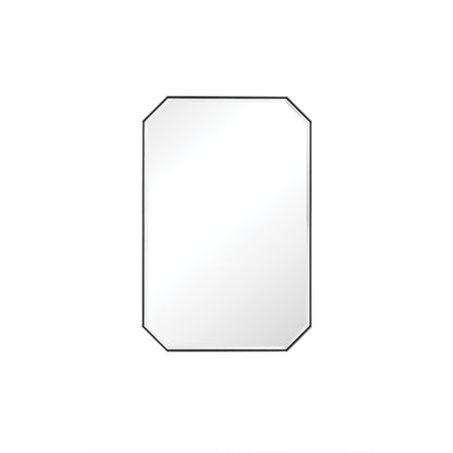 James Martin Vanities Rohe 24" Satin Nickel Octagonal Mirror