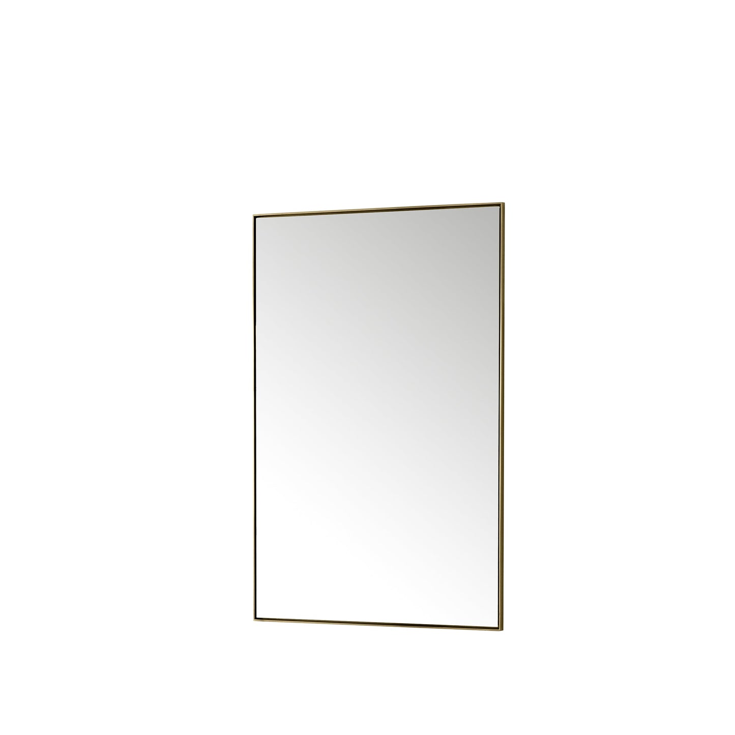 James Martin Vanities Rohe 26" Champagne Brass Mirror