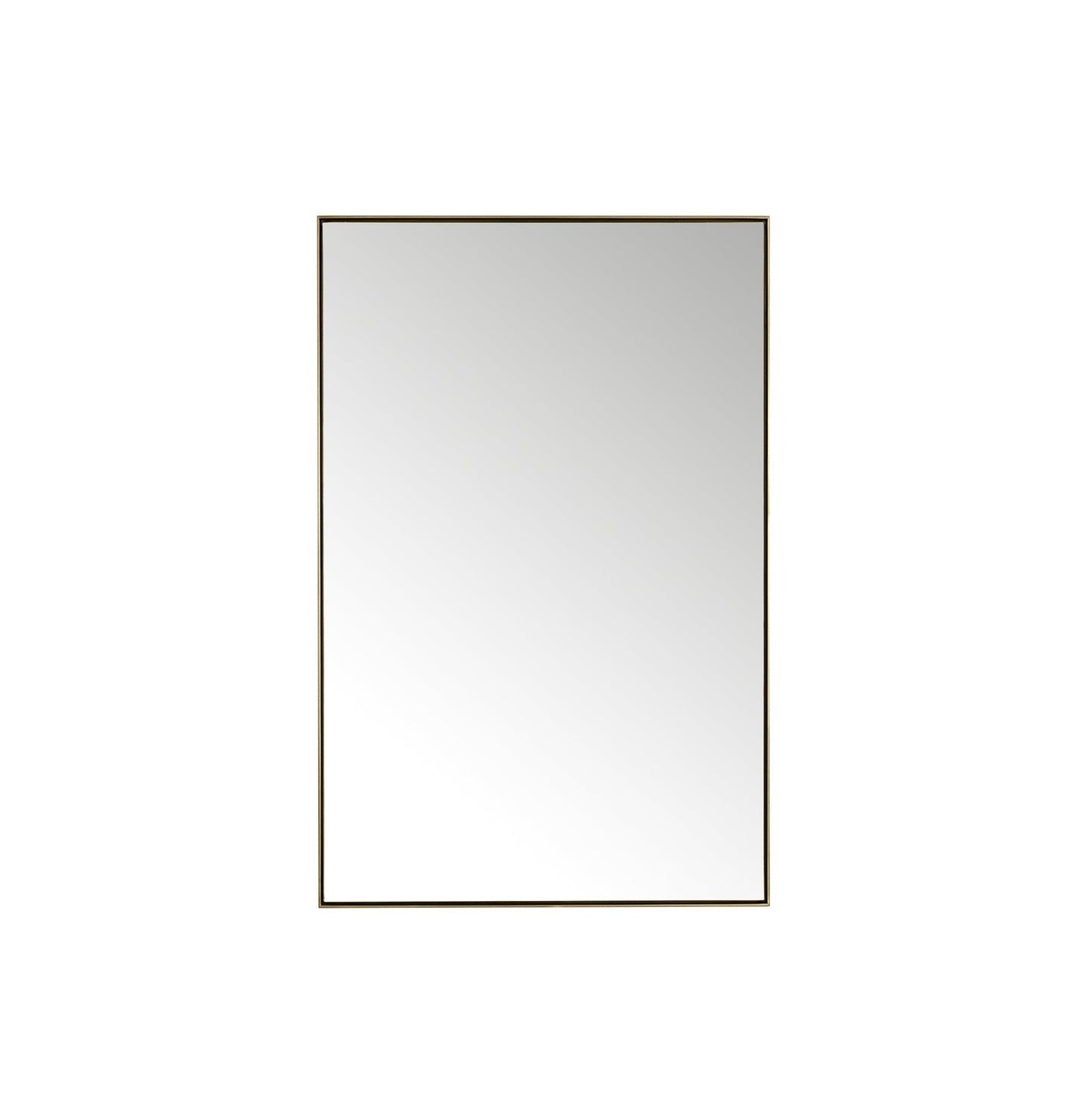 James Martin Vanities Rohe 26" Champagne Brass Mirror