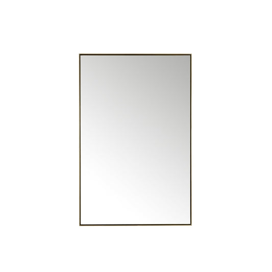 James Martin Vanities Rohe 26" Champagne Brass Mirror