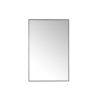 James Martin Vanities Rohe 26" Satin Nickel Rectangular Mirror