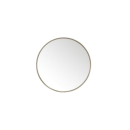 James Martin Vanities Rohe 30" Champagne Brass Round Mirror