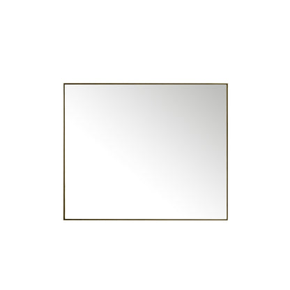 James Martin Vanities Rohe 48" Champagne Brass Mirror