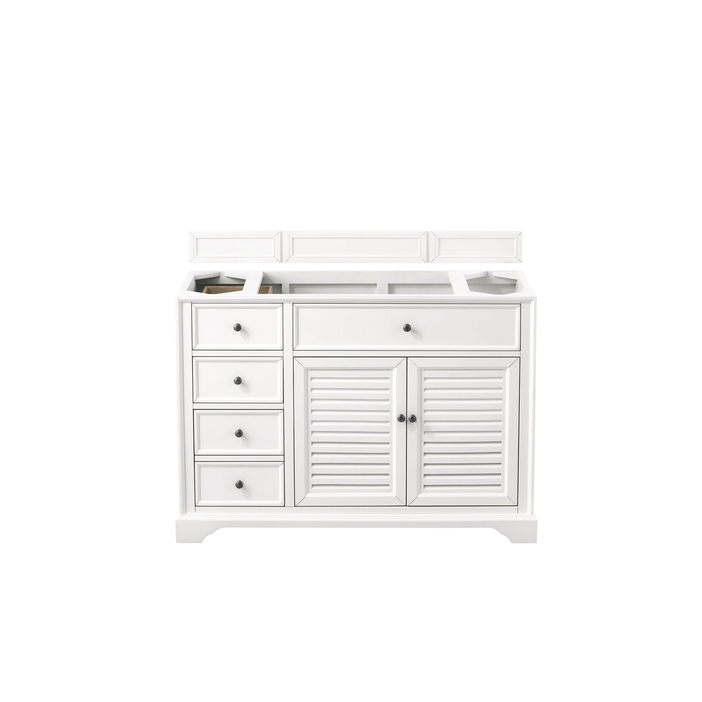 James Martin Vanities Savannah 48" Bright White Single Vanity Cabinet