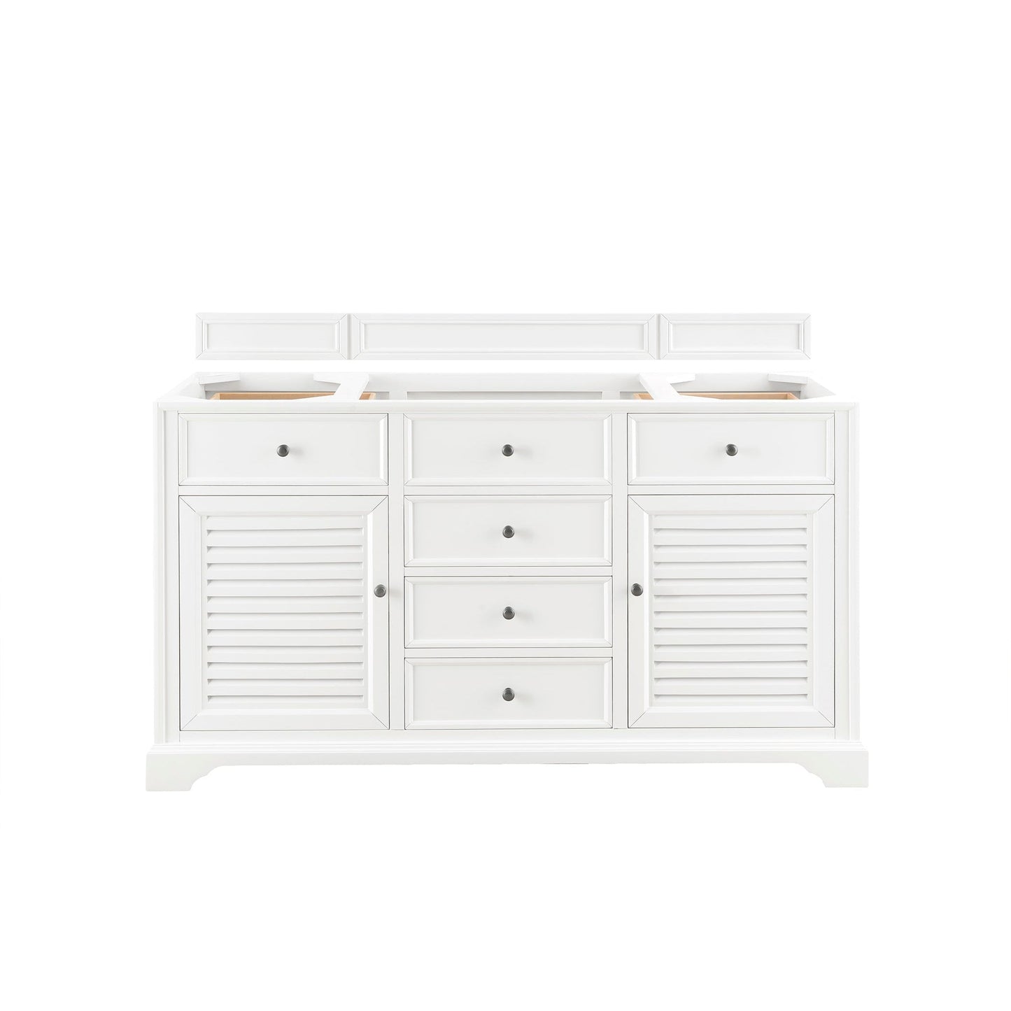 James Martin Vanities Savannah 60" Bright White Single Vanity Cabinet