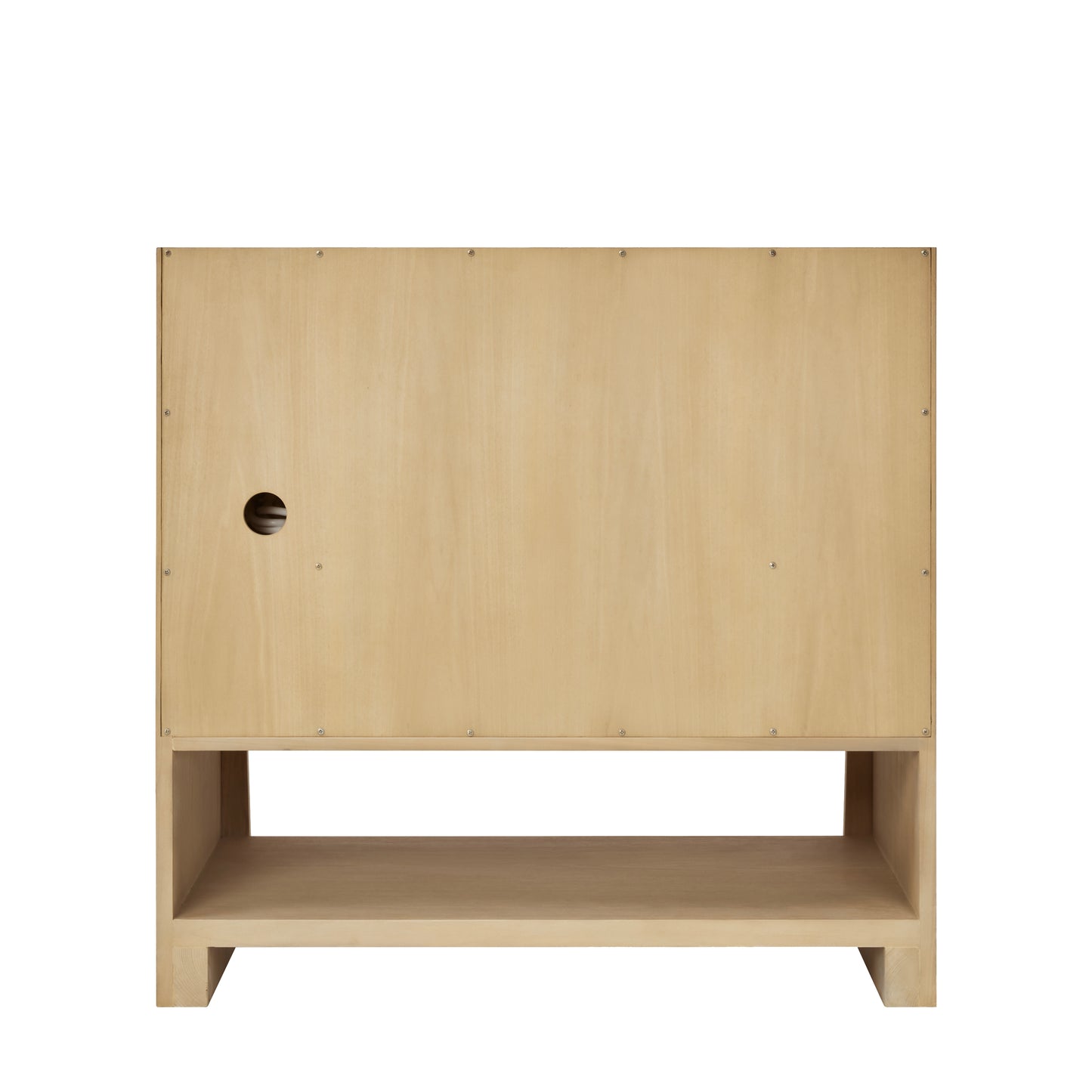 James Martin Vanities Solene 36" Seaside Oak Single Vanity With Single Hole 3cm White Zeus Quartz Top and Backsplash