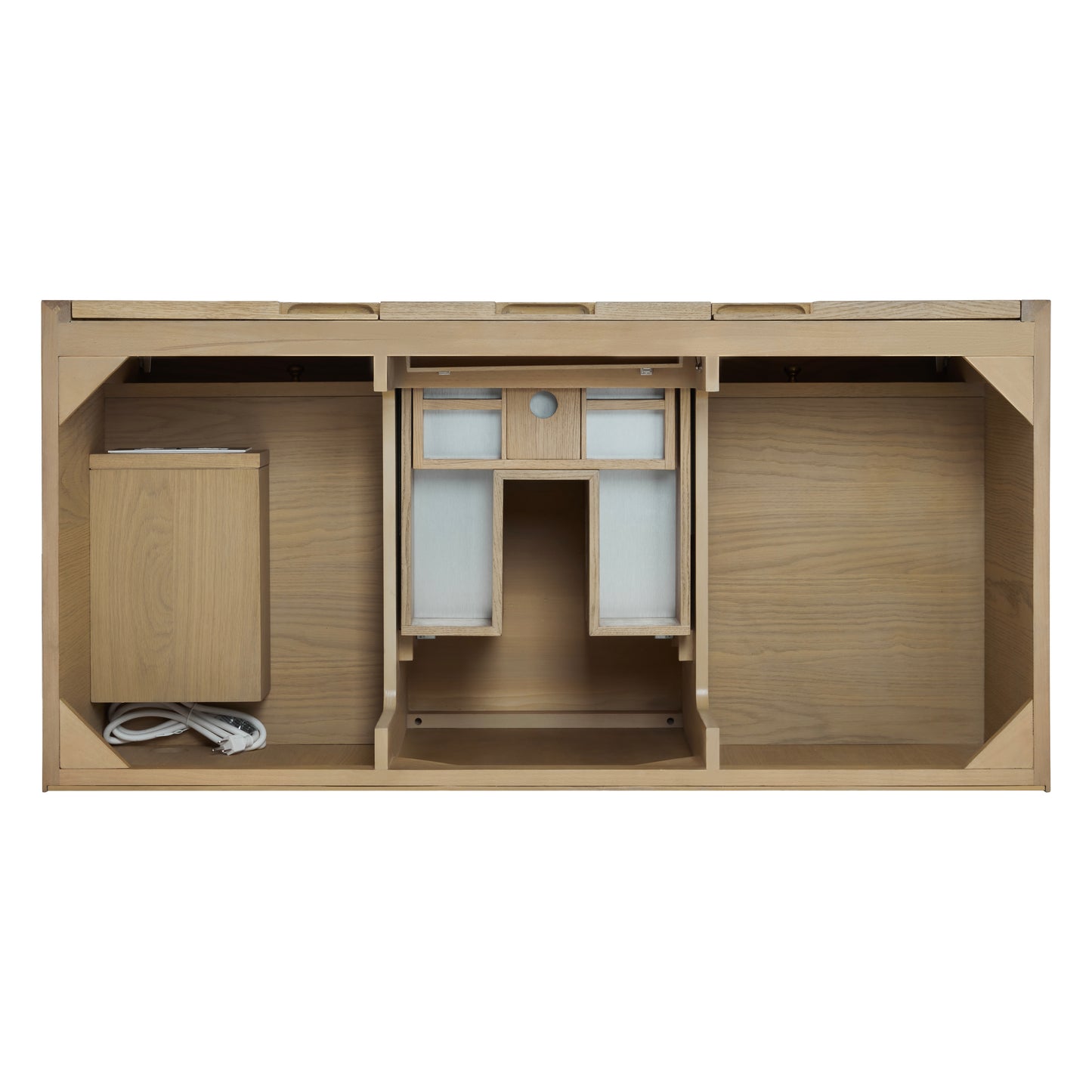 James Martin Vanities Solene 48" Seaside Oak Single Vanity With 3cm Lime Delight Quartz Top