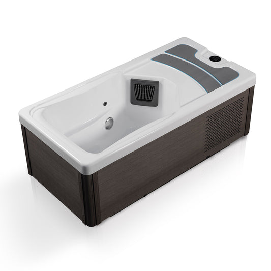 K-Plunge Borealis 79" White All-in-One Cold Plunge and Hot Tub With Built-in Chiller, Lights, and WiFi
