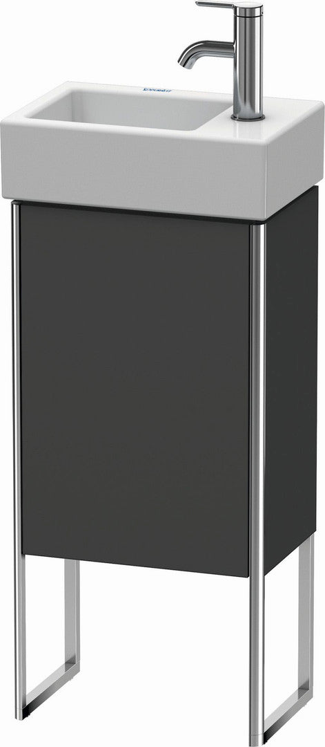 Duravit XSquare 14" Graphite One Door Floorstanding Vanity Unit (XS4479R4949)