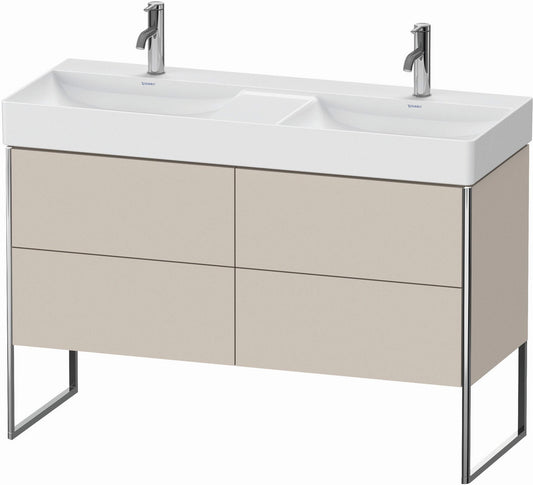 Duravit XSquare 47" Taupe Four Drawer Floorstanding Vanity Unit (XS445609191)