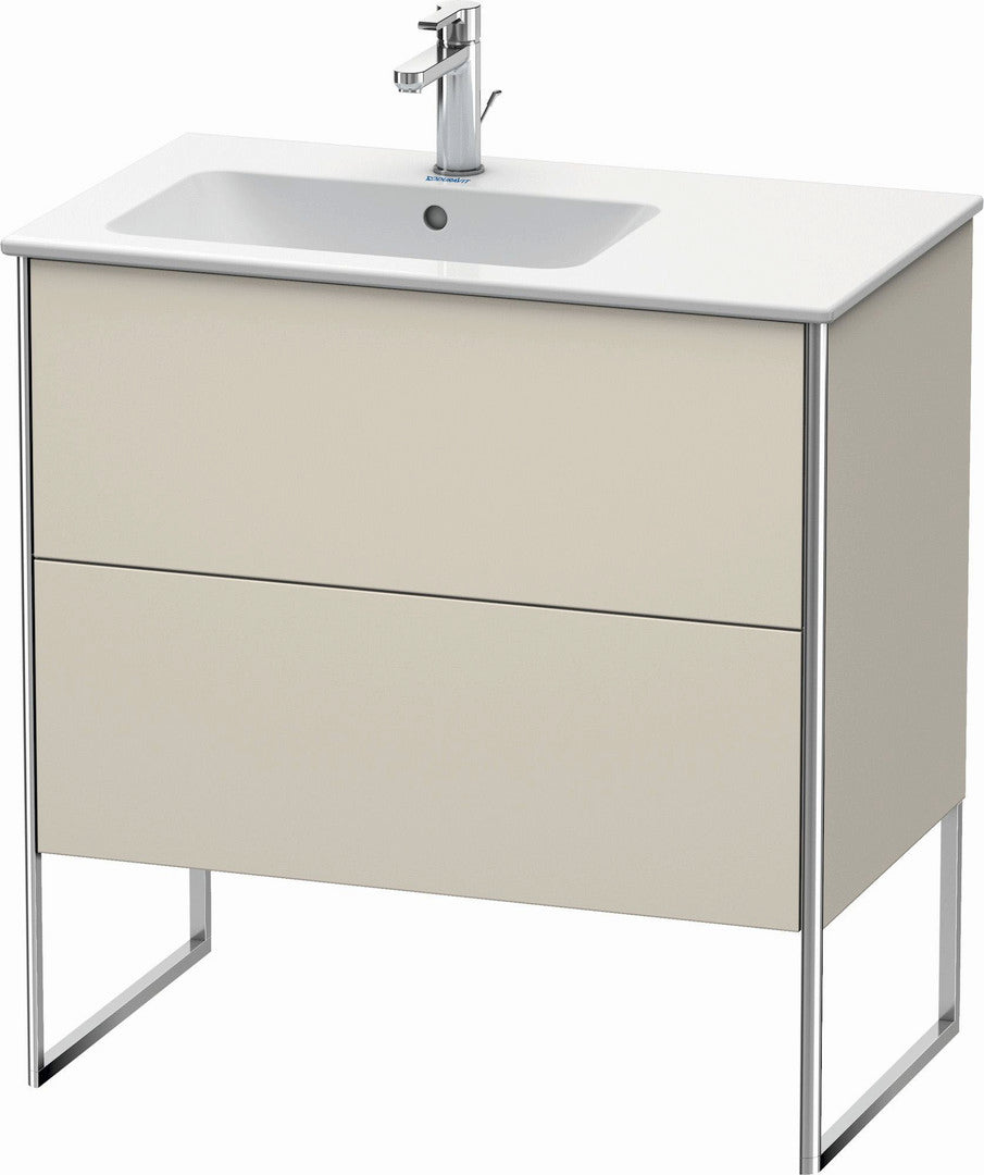 Duravit XSquare 32" Taupe Two Drawer Floorstanding Vanity Unit (XS445009191)