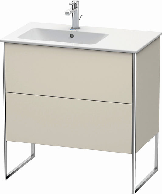 Duravit XSquare 32" Taupe Two Drawer Floorstanding Vanity Unit (XS445009191)