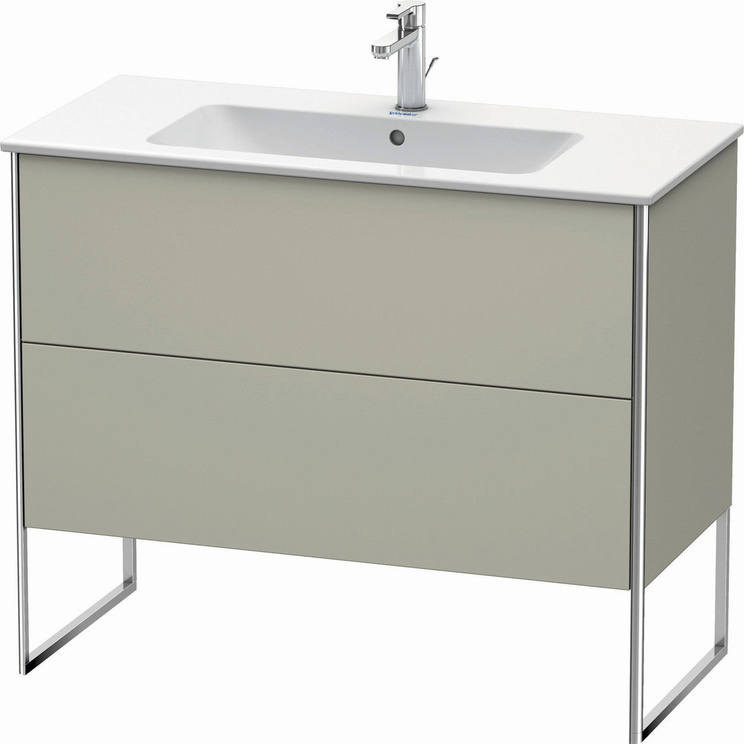 Duravit XSquare 40" Taupe Two Drawer Floorstanding Vanity Unit (XS444706060)