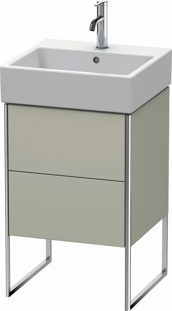 Duravit XSquare 19" Taupe Two Drawer Floorstanding Vanity Unit (XS447206060)