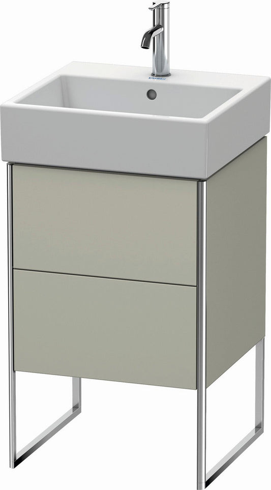 Duravit XSquare 19" Taupe Two Drawer Floorstanding Vanity Unit (XS447206060)