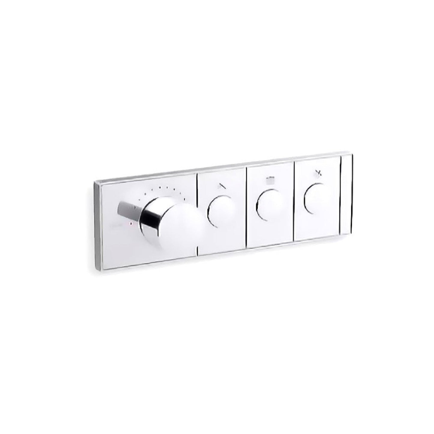 Kohler Anthem K-26347-9 Polished Chrome 3-outlet Thermostatic Valve Control Panel