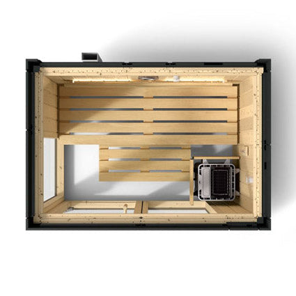 Kohler C1 2 Persons Graphite Grey Indoor Sauna Kit Without Floor