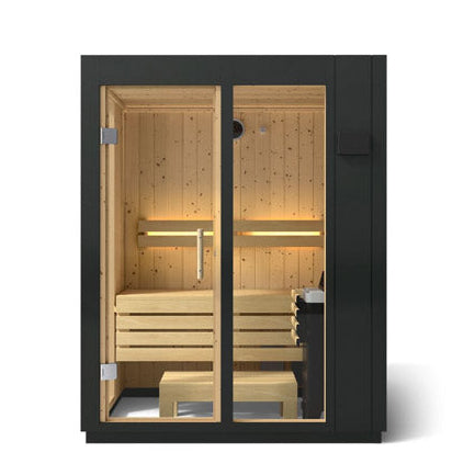 Kohler C1 2 Persons Graphite Grey Indoor Sauna Kit Without Floor
