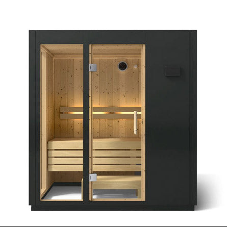 Kohler C1 3 Persons Graphite Grey Indoor Sauna Kit Without Floor