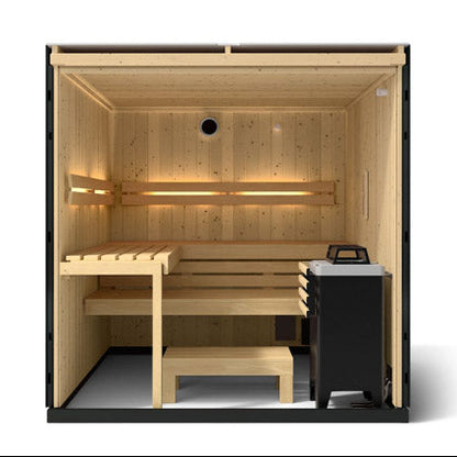 Kohler C1 5 Persons Graphite Grey Indoor Sauna Kit Without Floor